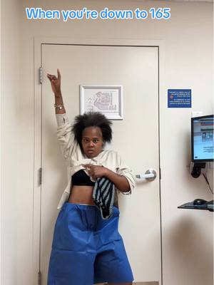 A post by @thisusnotyall on TikTok caption: Oh im just getting my DOT physical done, now i just need my edges to grow fully back in! 🤣  #gastricsleevejourney #weightloss 