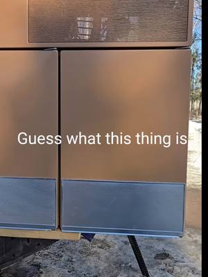 A post by @dustyoldstuff on TikTok caption: Wall-Mounted refrigerator from 1957. #vintage #refrigerator #1950s 