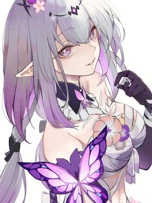 A post by @chikushiaz on TikTok caption: #イラストメイキング #厚塗り #崩壊スターレイル #キャストリス 