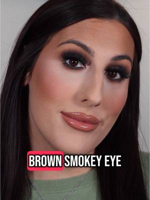 A post by @brandynitti on TikTok caption: Brown Smokey Eye Makeup Tutorial! #makeuptutorial #brownsmokeyeye #makeuphacks #makeuptips @maccosmetics 