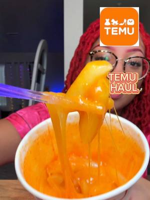 A post by @kie_eats on TikTok caption: Trying Snacks & Food from @Temu Use 🔍 code: dvc2958 on #temu app search-bar for 3-10 $0 Temu snacks, 🔗 in bio.  (Only for new TEMU app users with qualifying orders.T&Cs apply) #temu #temureview #temufinds #temuhaul #temucode