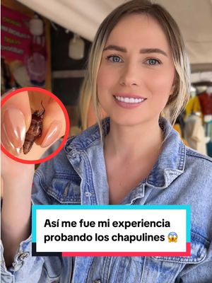 A post by @kristennmedinaa on TikTok caption: Así me fue mi experiencia probando los chapulines 😱  #kristennmedina #fyp #parati #chapulines #mexico 