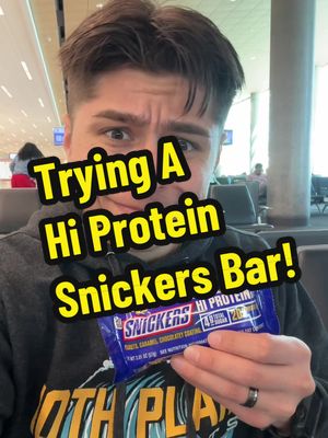 A post by @dannydorito23 on TikTok caption: Paid 5 dollars to try it so blow this up! 😂 #snickers #protein #review #tastetest 