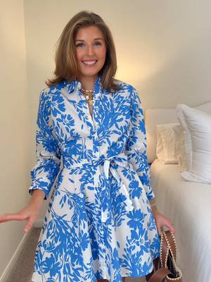 A post by @louisemontgomeryblog on TikTok caption: Heading to a baby shower for a friend! Purse is from @FRP Collection 💙