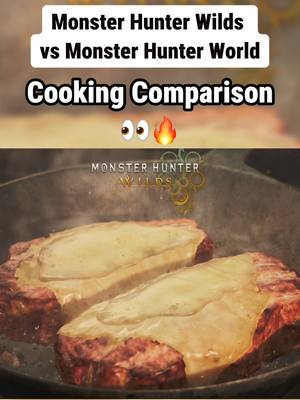 A post by @puzzleknows on TikTok caption: Monster Hunter Wilds vs Monster Hunter World Physics and Details Comparison #MonsterHunter #gaming #GamingOnTikTok #fyp #f #foryoupage #fypシ #monsterhunterwilds 