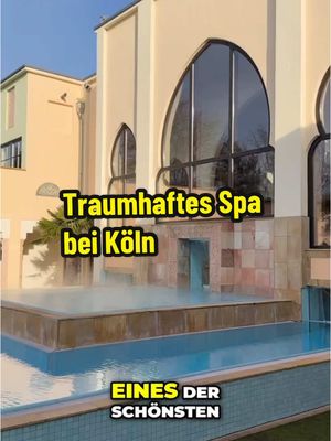 A post by @mitvergnuegenkoeln on TikTok caption: Wir haben uns im Mediterana wie im Urlaub ganz weit weg gefühlt - einfach perfekt! 😍🌴 Und zwei von euch können diesen Wellness-"Kurztrip" sogar for free machen. 💆 So landet ihr im Lostopf:  ✨liken ✨kommentieren  ✨folgen  Viel Glück!🍀 📍Saaler Mühle 1, 51429 Bergisch Gladbach 💰Sauna & Therme: Montag – Freitag: ab 32 Euro, Samstag – Sonntag und Feiertags: ab 42 Euro  ℹ️Wir haben vor den Öffnungszeiten gefilmt. Fotos und Videos sind während der regulären Öffnungszeiten nicht gestattet.  . . . #köln #cologne #wellness #spa #mediterana