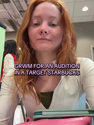 A post by @mackenziedaviz on TikTok caption: grwm for an audition in a starbucks target ahahhaha #ballet #ballerina #pointe #pointeshoes #dance #dancer #ballettok #balletcore #balletclass #audition @target @Starbucks @ErborianUSA @Kosas @Peach Slices @Saie @Rare Beauty @ONE SIZE BEAUTY @elfcosmetics @YSL Beauty @ColourPop Cosmetics @milkmakeup 