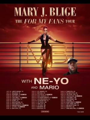 A post by @isaiahjaay1 on TikTok caption: MARY J BLIGE FOR MY FANS TOUR W/ NEYO & MARIO #maryjblige #neyo #mario #fyp #foryoupage #isaiahjaay #greenscreen #greenscreenvideo 