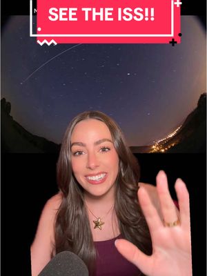 A post by @astro_alexandra on TikTok caption: How to see the ISS! If you have good binoculars or a telescope, it’s even better! #space #nasa #science #astronomy #greenscreen 