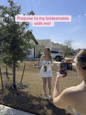 A post by @nothingiinterestiiing on TikTok caption: just a bride who wants to host events for everything 😅🎀 #proposal #bridesmaid #bridesmaids #2026 #2026bride #fyp @Yerbaé Plant-Based Energy @Craftmix 