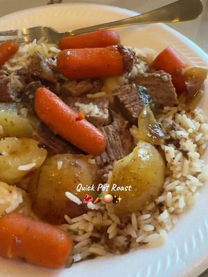 A post by @smalltownbeautybytess on TikTok caption: This was so good + easy🥩🥕🧅✨#cooking #dinner #EasyRecipe #crockpot #simple #MomsofTikTok #fyp 