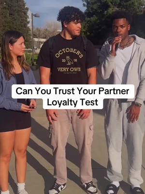 A post by @kingcarlx on TikTok caption: Do You Think They Are Still Together? #loyaltytest #couple #scared #school #tiktokpartner 