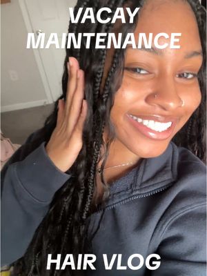 A post by @aniyajenya on TikTok caption: wig braids for the winnnn!! stylist ig: thestylish.ash #knotlessbraids #bohobraids #springbreak #maintenancevlog #protectivestyles 