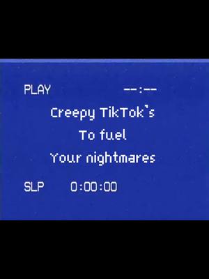 A post by @scarebear0 on TikTok caption: Creepy TikTok’s to fuel your nightmares. #creepy #creepytiktok #horrortiktok #horrortok #paranormaltiktok #mystery #vhsedits #vhs 