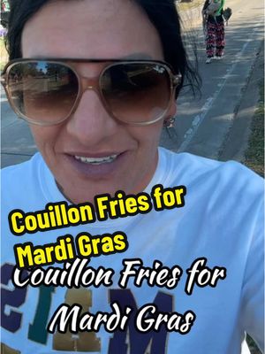 A post by @halthecajunladyaccent on TikTok caption: When you find the Kajun Eatz Couillon at Church Point Mardi Gras #mardigras #louisianacheck #cookingtiktok #churchpoint #mardigras