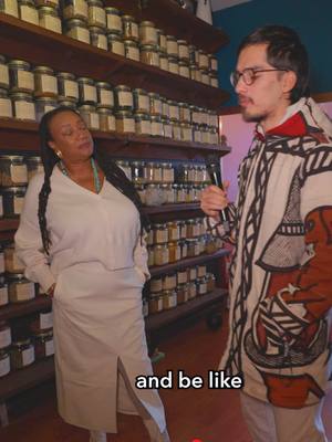 A post by @nicolasnuvan on TikTok caption: Guyanese Herbalist in NYC🇬🇾❤️