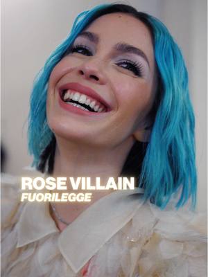 A post by @sanremorai on TikTok caption: @Rose Villain #dietrolequinte di #Sanremo2025 🎞️ #RoseVillain #davedere 