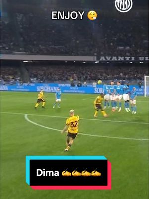 A post by @inter on TikTok caption: Dima’s signature ✍️  #ForzaInter #TikTokFootball #TiktokCalcio #Football #Calcio #Dimarco #Goal #NapoliInter 