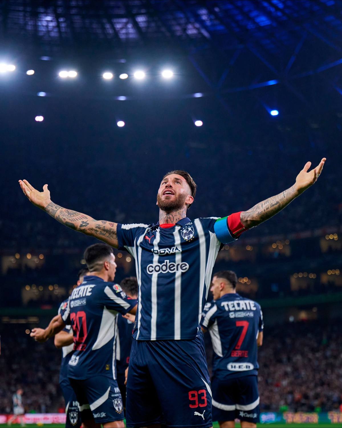 A post by @sergioramos on TikTok caption: @Rayados 