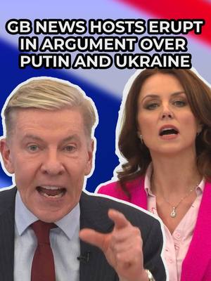 A post by @gbnews on TikTok caption: Andrew Pierce and Bev Turner got into a fierce row over the war in Ukraine following President Zelenskyy's exchange with President Trump. Speaking on GB News, Andrew said the only person smiling following the sensational clash would be Putin, calling him a 'psychopath.' But Bev hit back, saying: 'Let's all just be a little bit more grown up about it.' #Zelenskyy #Zelensky #Ukraine #Putin  #GBNews 