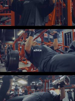 A post by @itsashkii on TikTok caption: Best advice! #gymmotivation #gym #GymTok #fyp #viral_video #pushday #CapCut 