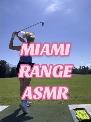 A post by @gabbyygonz on TikTok caption: I need more golf girl friends in sfl 😭 #golf #golfgirl #range #miami 