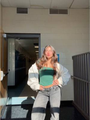 A post by @demetradias on TikTok caption: school lighting was just too good😚 here’s today’s outfit😛 #schooloutfit #outfitinspo 