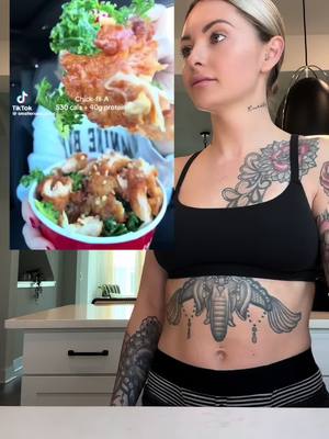 A post by @trainwithshay on TikTok caption: Low Cal Chick-fil-a 🔥 How to order: 3 piece tender meal, sub kale crunch salad instead of fries, Diet Coke to drink, 2 honey packets, 2 Texas Pete packets 