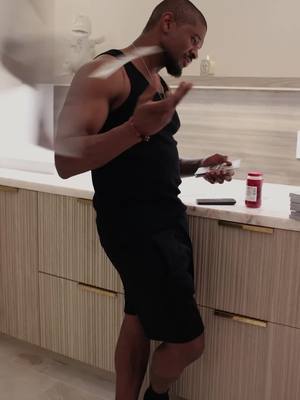 A post by @usher on TikTok caption: Can U tell I miss tour? EU/UK can’t come soon enough 🍒#PPFTour #fyp #usher 