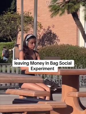 A post by @kingcarlx on TikTok caption: I Wasn’t Expecting That To Happen! #socialexperiment #school #setup #bait #tiktokpartner 