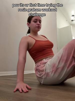 A post by @rosiegraham_ on TikTok caption: #rosiegraham30daychallenge #pilates #athomeworkout #wellness #Fitness #rosiegraham #rosiegrahamworkout #motivation 