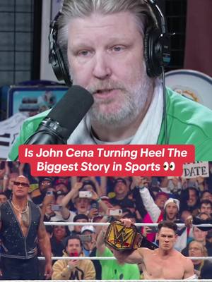 A post by @barstoolsports on TikTok caption: Is John Cena Turning Heel The Biggest Story in Sports 👀 @Mostly Sports Show 