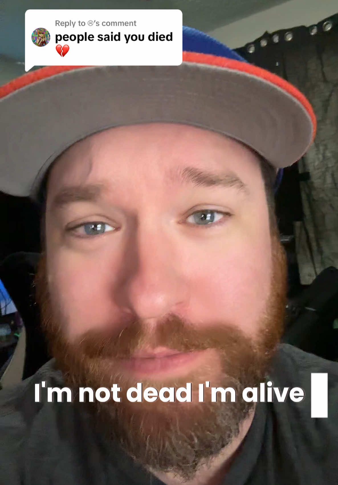 A post by @kylephillipsfun on TikTok caption: Replying to @☹ why do people think I’m dead?!