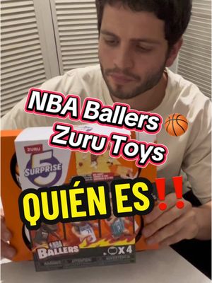 A post by @diego_dunks.mx on TikTok caption: NBA Ballers de Zuru Toys 🏀 Guarda y dime de quién te gustaría uno‼️ Sígueme para más contenido de basquet en español ✌️ #nbaballers #zurutoys #basquetbol #baloncestotiktok #coleccionables #TikTokDeportes #devinbooker #phoenixs #unboxingtoys 