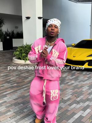 A post by @kingsplayco on TikTok caption: Deshae frost in my new tech set 💕 kingsplayapparel.com #viral #CapCut #trending #fy #foryou #deshaefrost 