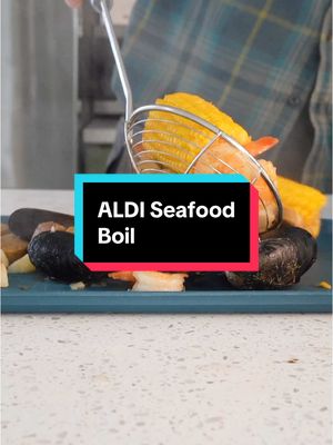 A post by @by_the_water on TikTok caption: I Tried the ALDI Seafood Boil #seafood #aldi #boil