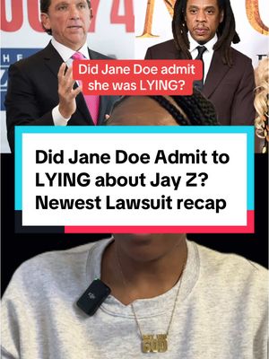 A post by @imnotalawyerbut on TikTok caption: Understanding Jay-Z’s Recent Legal Actions: What You Need to Know” A new lawsuit filed by Shawn “Jay-Z” Carter says that the Jane Doe who accused him of assaulting her admitted that it was not true. The suit is against Jane Doe, Tony Buzbee (does attorney) and a third attorney that worked with Buzbee, David Fortney, alleging that despite knowing the allegations were false, the team conspired to extort Jay for millions of dollars. Jay is suing for defamation, civil conspiracy,malicious prosecution and abuse of process.