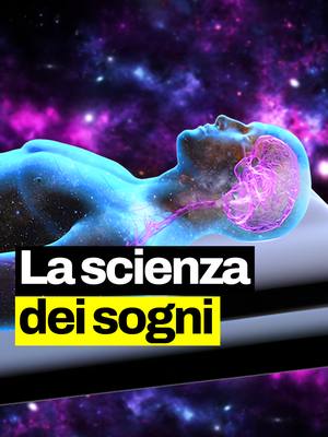 A post by @geopop on TikTok caption: Trascorriamo in media 5 anni della nostra vita sognando… Ma perché i #sogni ci sembrano così reali, anche se sono assurdi? E perché a volte non ce li ricordiamo? Vediamo cosa accade nel nostro cervello #geopop #imparacongeopop #figononlosapevo #scienze