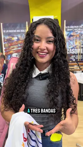 A post by @olimpicocol on TikTok caption: 🤔 ¿Qué piensan los aficionados de la Copa Mundo de Billar Bogotá 2025? 🎱🇨🇴 🔊 Descubre las impresiones de los aficionados que asistieron a la Copa Mundo de Billar Bogotá 2025 🎯👏