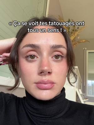 A post by @jadorelle on TikTok caption: Grave meuf !! #fyp #pourtoi #tattoo #tatouage 