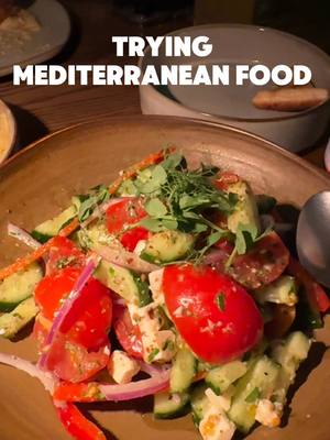 A post by @therealtati on TikTok caption: Trying Mediterranean food in NYC! Would you guys go to this restaurant? Restaurant: Meduza 10/10 