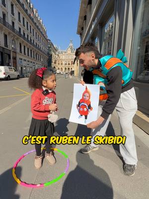 A post by @gabinouvilla on TikTok caption: Si tu sors pas du cerceau, je t’achète tout ce que tu veux ! Aurélie skeu skeu est de retour  et elle aimerait bien rencontrer skibidi Ruben… elle compte sur vous pour partir à Dysneyland ! #defi #videodrole #cadeau 