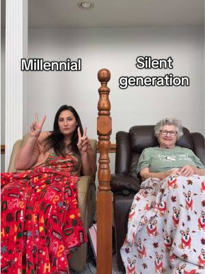 A post by @thejockandbelleshow on TikTok caption: Generational differences 🤣🥰😄 #grandparents #jockandbelle #Love #generations #grandparentsoftiktok #funnyvideo #fupシ 