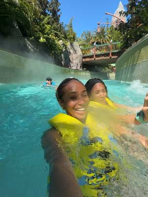 A post by @symphani.soto on TikTok caption: I love winter in Florida! #volcanobay #waterpark #summer2025 @nydiah 