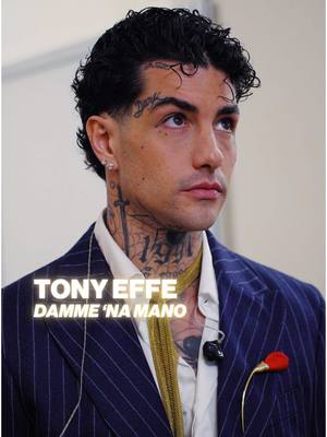 A post by @sanremorai on TikTok caption: @tonyeffebaby777 #dietrolequinte di #Sanremo2025 🎞️ #TonyEffe #davedere 