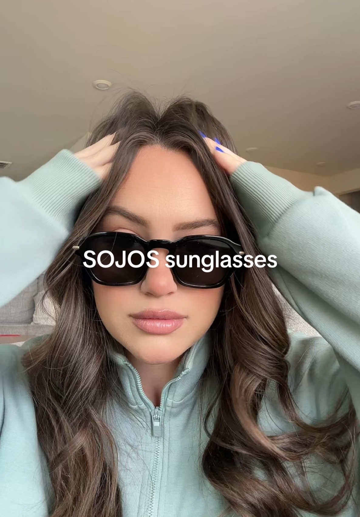 A post by @christennnnn__ on TikTok caption: Heyyyyy bestiessss! Sharing two of the trendiest pair of sunglasses from @sojoseyewear USE CODE CHRISTENSJ at checkout! 🔗 in bio  #trend #trendy #sojos #sojossunglass #amazonfinds #amazonvirtualtryon #amazonmusthaves #amazonfavorites #amazonfashion #viral 