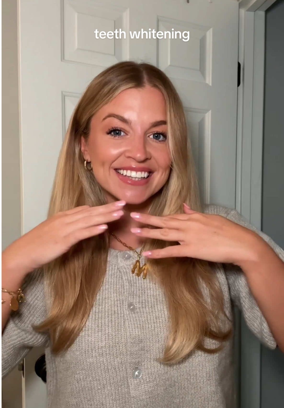 A post by @mackjohnson on TikTok caption: Worth the jumpscare !!! 😁#whiteningstrips #whiteningteeth #fyp #teeth #inopro @Smile&Shine Essentials 
