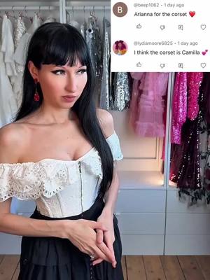 A post by @andreasfashiongalaxy on TikTok caption: How to style this purple corset #letsgetdressed 
