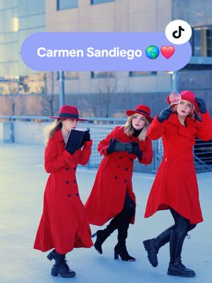 A post by @halcybella on TikTok caption: Where in the world is Carmen Sandiego? She's BACK! 🌎❤️ Explore an all-new 3D game filled with gadgets, puzzles, and around-the-world missions, launching on console & PC March 4th! A lovely mix of nostalgia, strategy, and fun. :) Big thank you to @gameloft for sponsoring this video! #carmensandiego #gaming   Ready to join the adventure? Click my link in bio to start your mission! 