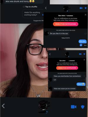 A post by @brandynitti on TikTok caption: Dating as a transwoman has been… interesting #trans #lgbt #transdating #dating 